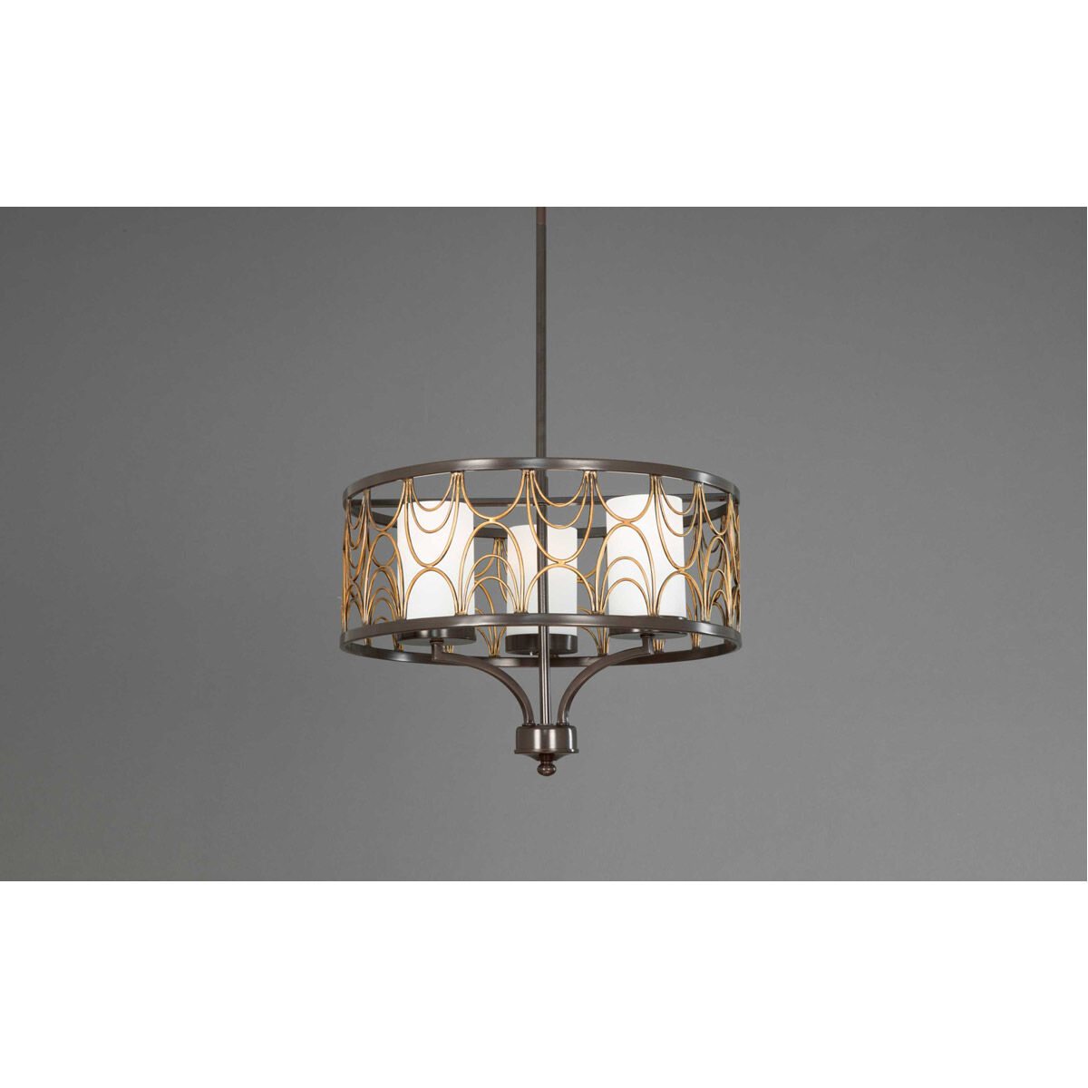 Adalbert 3 Light 18 inch Antique Bronze Chandelier Ceiling Light